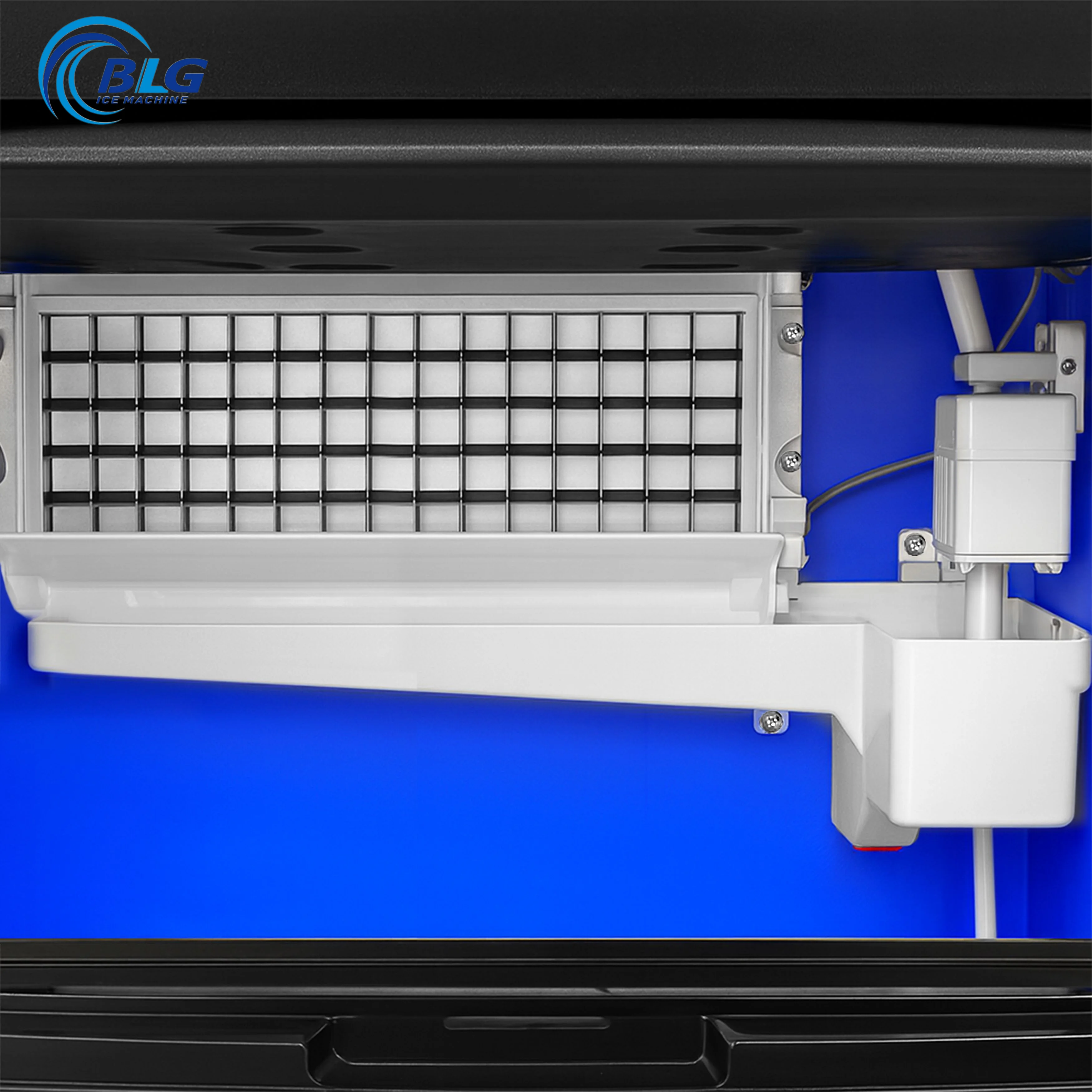 120kg High Output Commercial Cube Ice Maker Industrial Grade Square Ice Machine for Large Scale Business Use