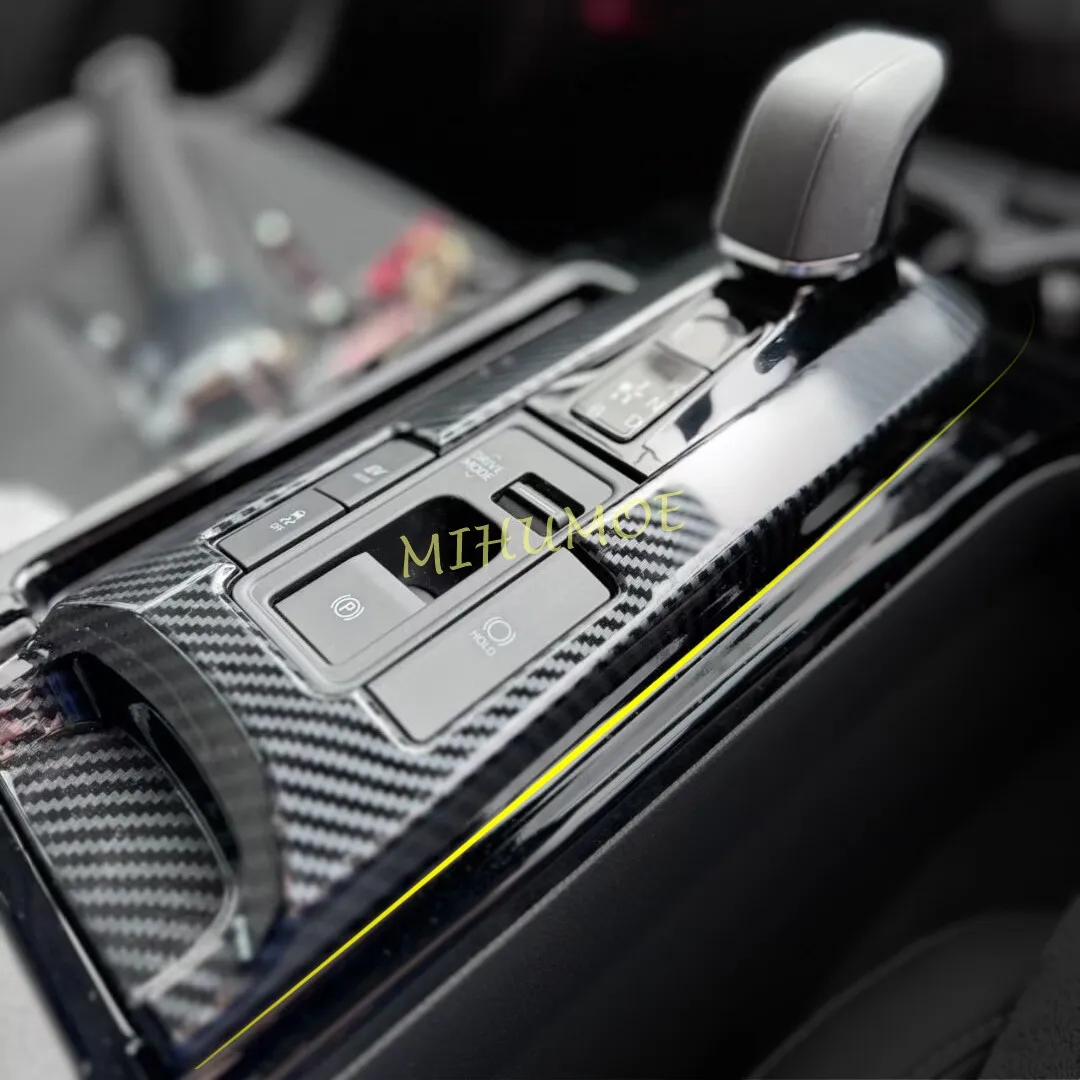 

Углеродное волокно, внутренняя центральная консоль, панель переключения передач, накладки, аксессуары для Toyota Prius 2023 2024 2025