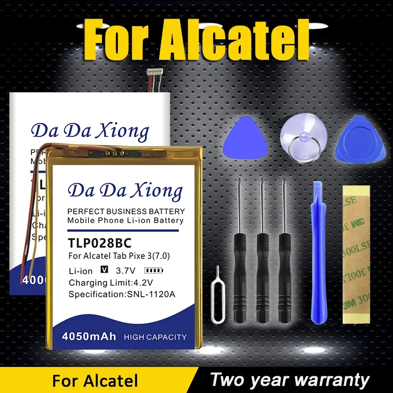 

TLP028BC Battery For Alcatel One Touch EVO Pixi 8 3(7.0) 3(8.0) 7 OT-5047U U5 HD i808 A383G TlP003AC TCL S300T 1T 7" OT-8068