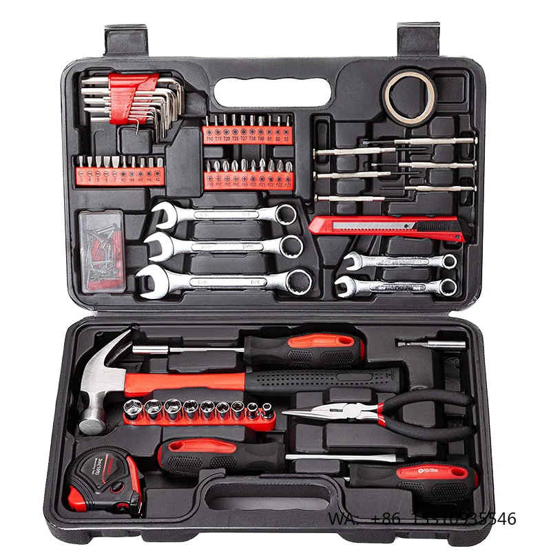 Professional SIKE 146Pcs Repairing Toolbox Hand Tool Kit with Soft Case OEM Carbon Steel Combo Tools 1 Year Warranty