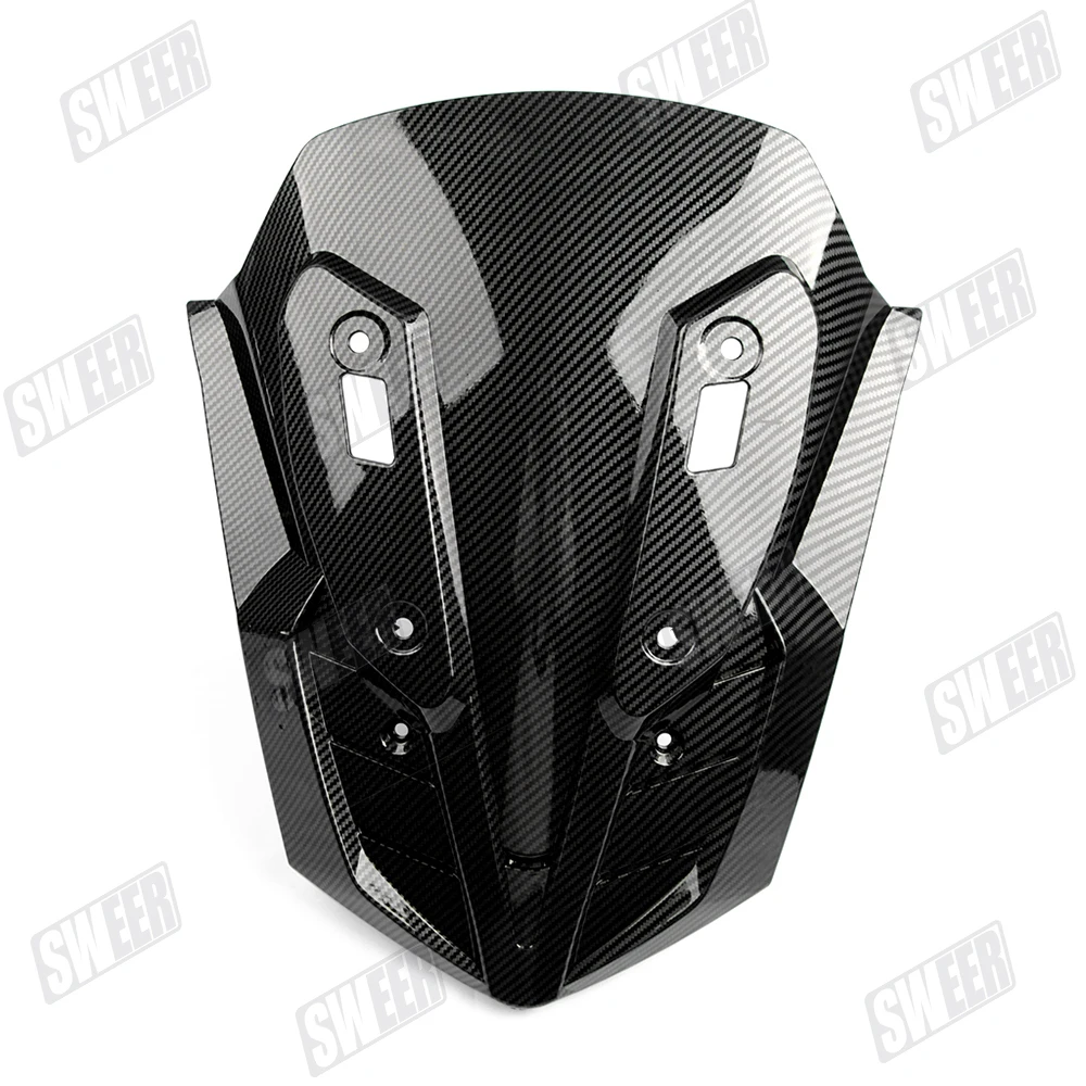Motorcycle Front Windshield Carbon Fiber Inner Panel Compatible With Yamaha Nmax125 Nmax155 20-24 Windscreen Guards Cover
