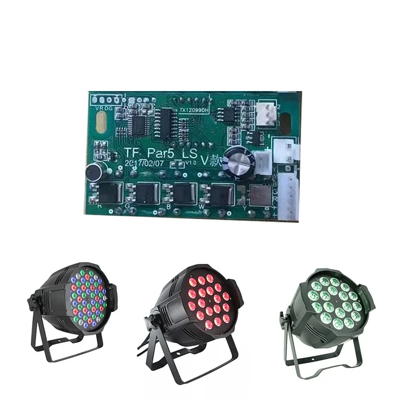 54X3W Par Light Motherboard Led Par Light Integrated Constant Voltage Main Control Board Stage Light Accessories