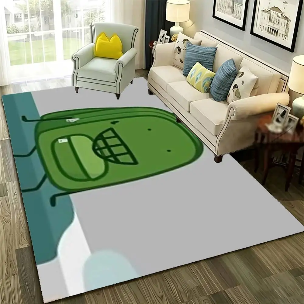 BFDI Kawaii Liam Soft Thick Non-Slip Mat for Living Room Bedroom Kitchen Decor Rugs