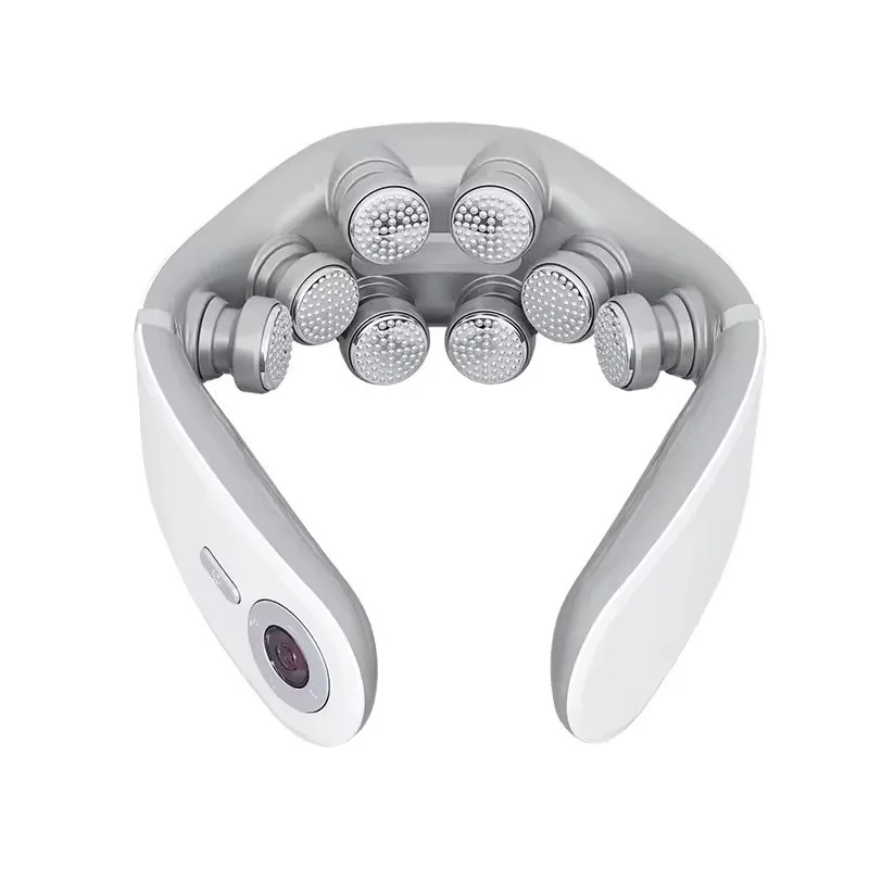 2026 8D Low Frequency Portable Neck and Shoulder Massager Kneading Neck Massager Wireless Mobile Shiatsu Massager
