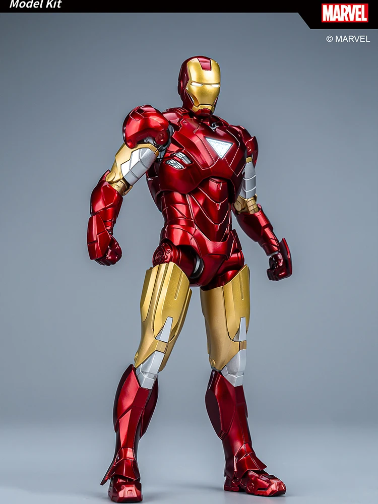 Fondjoy The Avengers Iron Man MK6 Zabawka do montażu Iron Man Model 15 cm Materiał ABS Figurki akcji w skali 1/12 Zabawka dla chłopców Prezent urodzinowy — zdjęcie 2