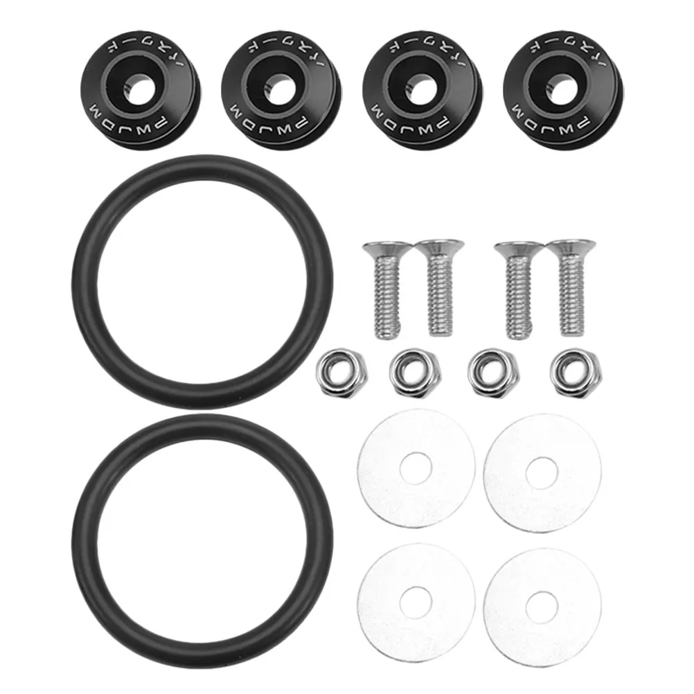 

1Set Quick Release Bumper Clips for Cars Heavy Duty Reinforced Washers Secure Fit Front Rear Bumper Fasteners Car Modification