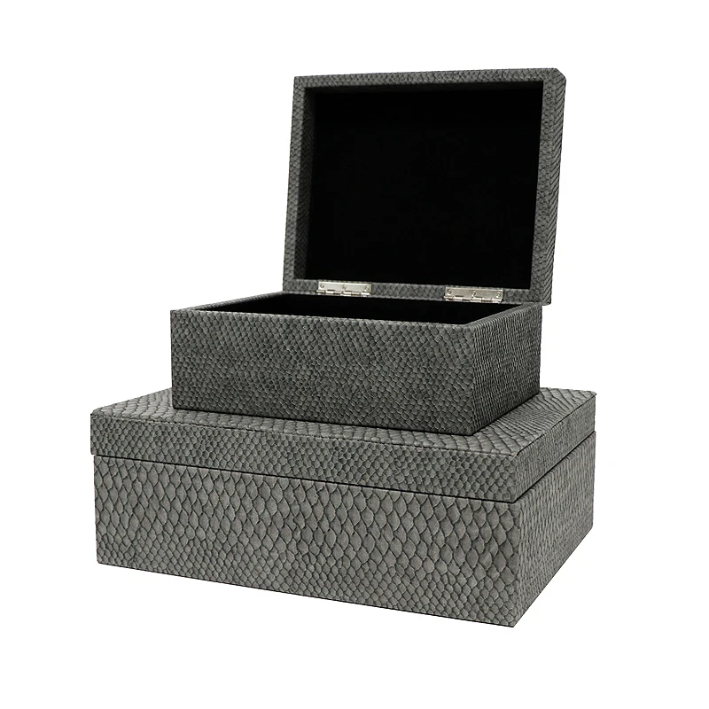 

New Chinese Jewelry Box Modern Home Ornament Model Room Soft Decoration Accessories Study Bedroom Dresser