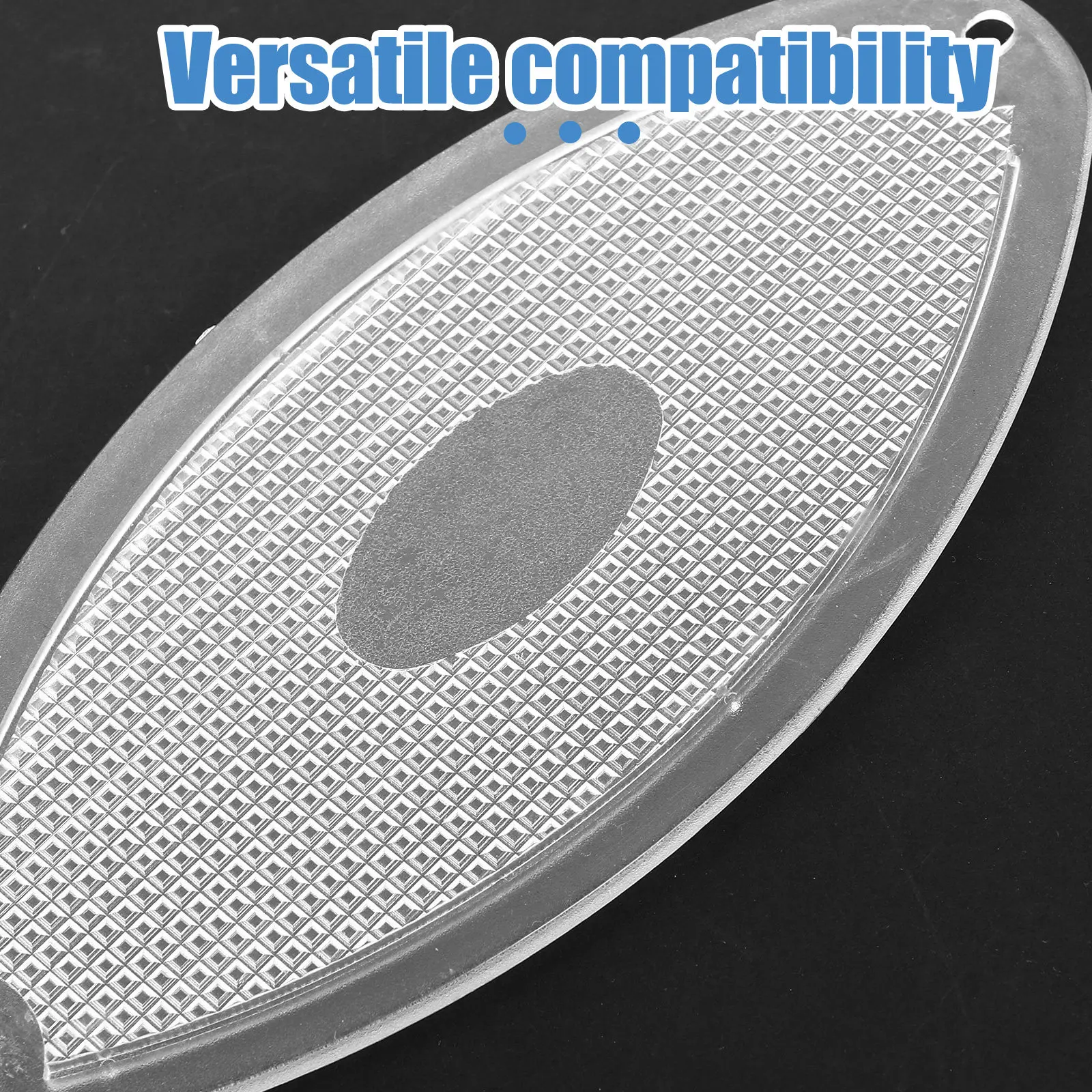 2Pcs Range Hood Lamp Diffuser Oval Plastic Light Lens Kitchen Hood Accessories Home Restaurant Hotel Light Covers
