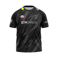 Summer Casual E-Sports Zeta Division Team Jersey Identity Short-Sleeved Tshirt Men Women Tops Oversized Quick-Drying Cloths Tees