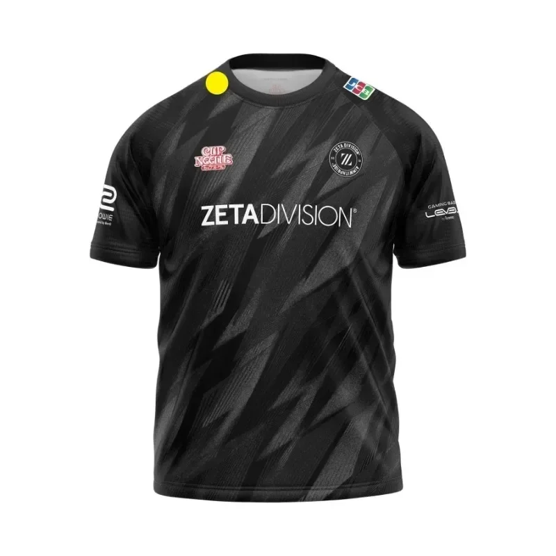Summer Casual E-Sports Zeta Division Team Jersey Identity Short-Sleeved Tshirt Men Women Tops Oversized Quick-Drying Cloths Tees