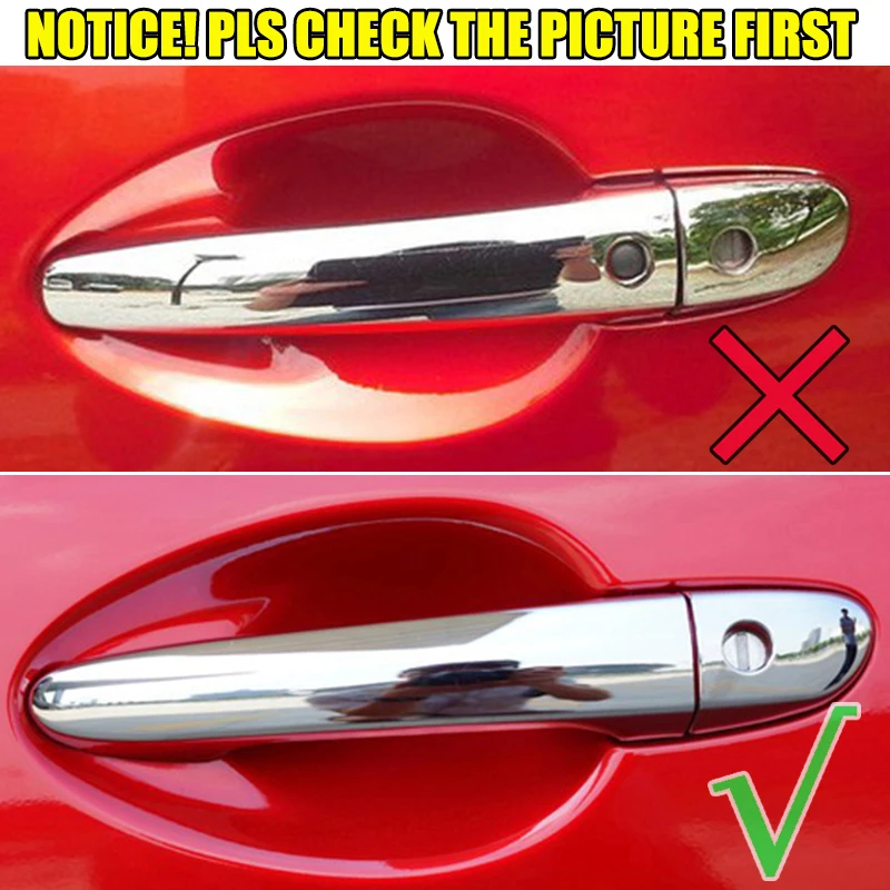 Car Styling Chrome Door Handle Cover Trim Overlay Decoration For Mazda 2 3 6 CX3 CX5 CX9 DJ DL BM BN GJ GL DK KE KF TC 2013-2020