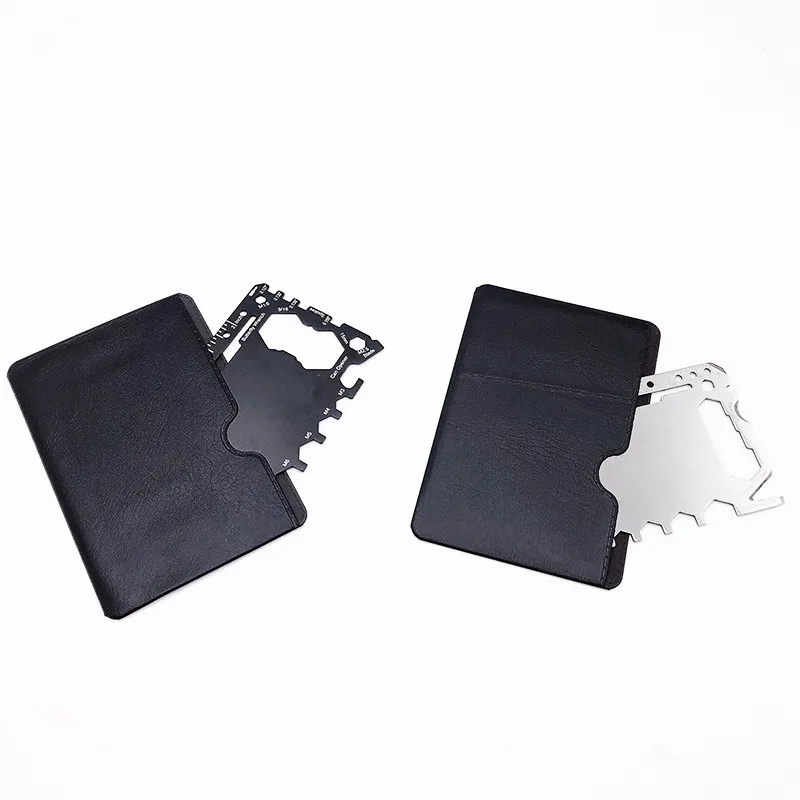 Multifunctional 46 in 1 tool card Carry multi-purpose survival accessories with you outdoors gadgets Portable Camping tool card.