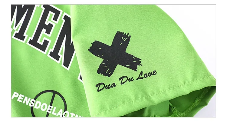 Kinder Hip-Hop Street Dance Outfit, lockeres Performance-Set für Jungen und Mädchen, Jazz-Tanz-Wettbewerbs-Bühnenkostüm, Tanzkleidung für Kinder – Detail 5