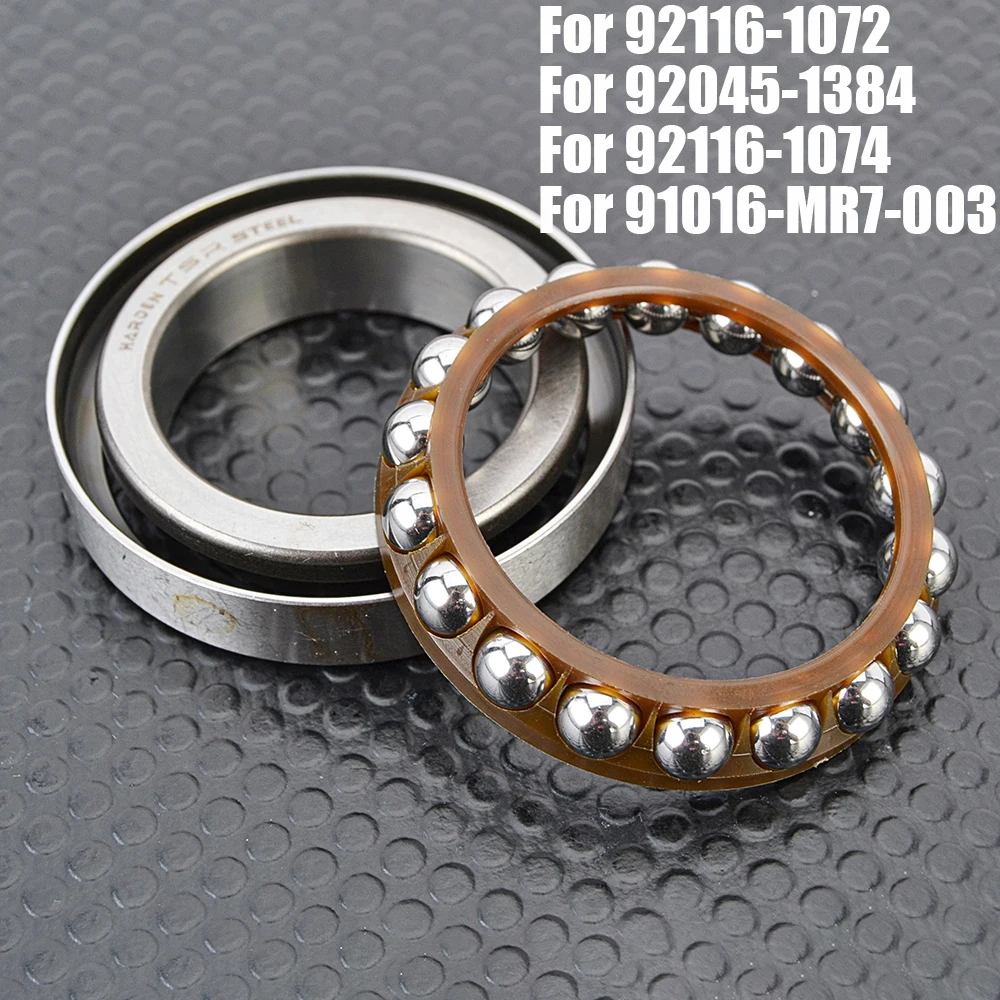 Steering Stem Head Bearing For Kawasaki ZR750 ZR800 ZR900 ZR1000 EN650 KLE650 KLZ1000 EX650 ER650 ZX636 ZG1400 ZX1000 ZX1400