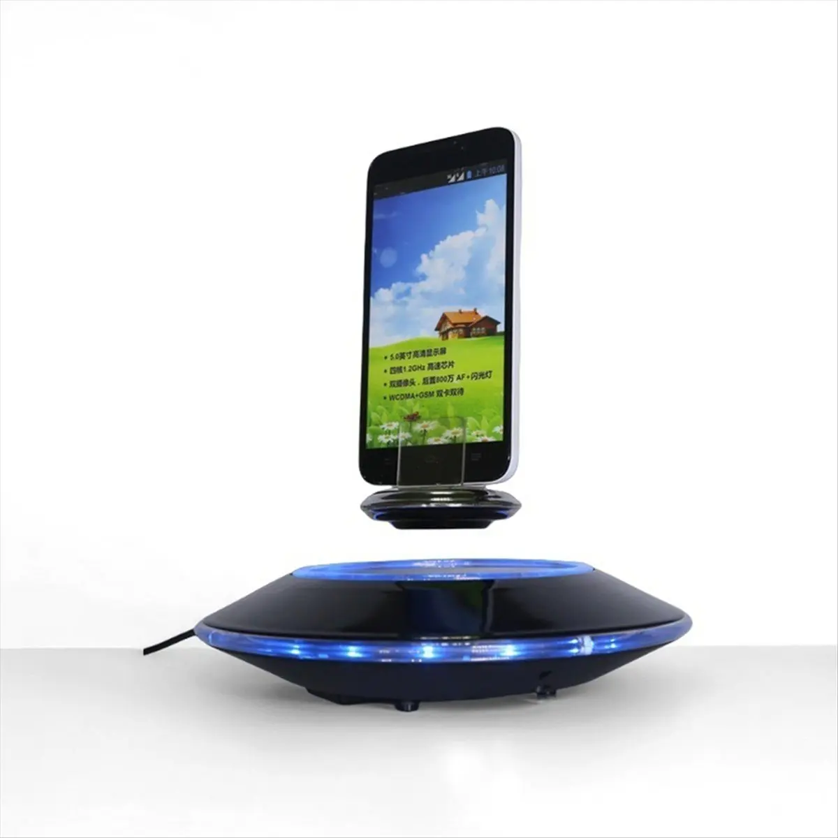 A99X Magnetic Levitation Display Stand Ideal Gift for Tech Enthusiasts for Dolls Glasses and Hand-Held Items US Plug