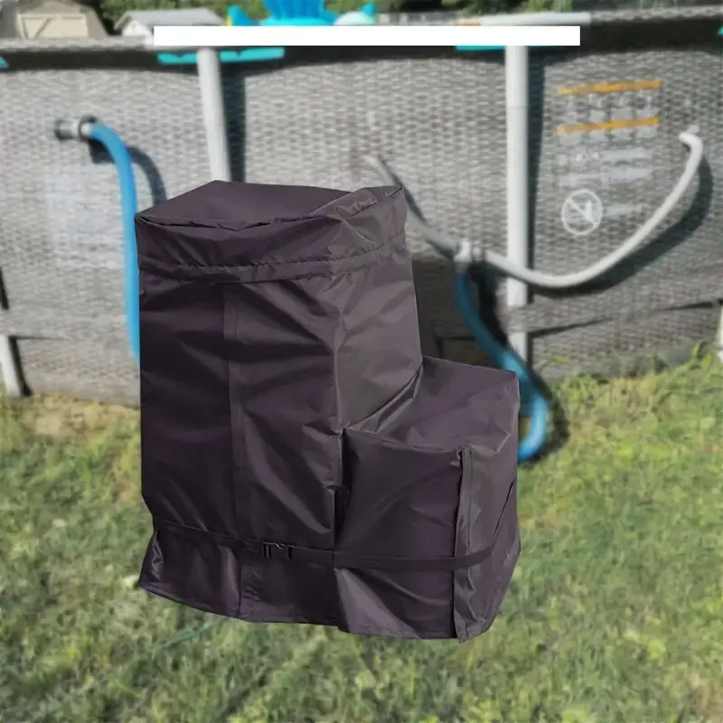600D Waterproof Dust Cover for Outdoor Pool Sand Filter Pump, Courtyard Water Tank Pump Protective Sleeve