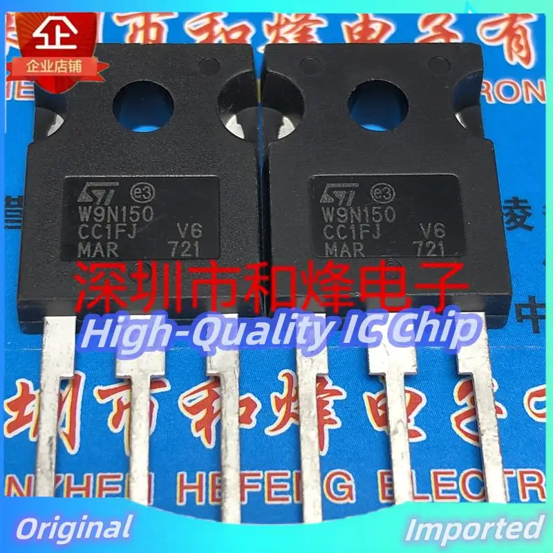 

10PCS-30PCS W9N150 STW9N150 TO-247 1500V 9A Imported Original Best Quality