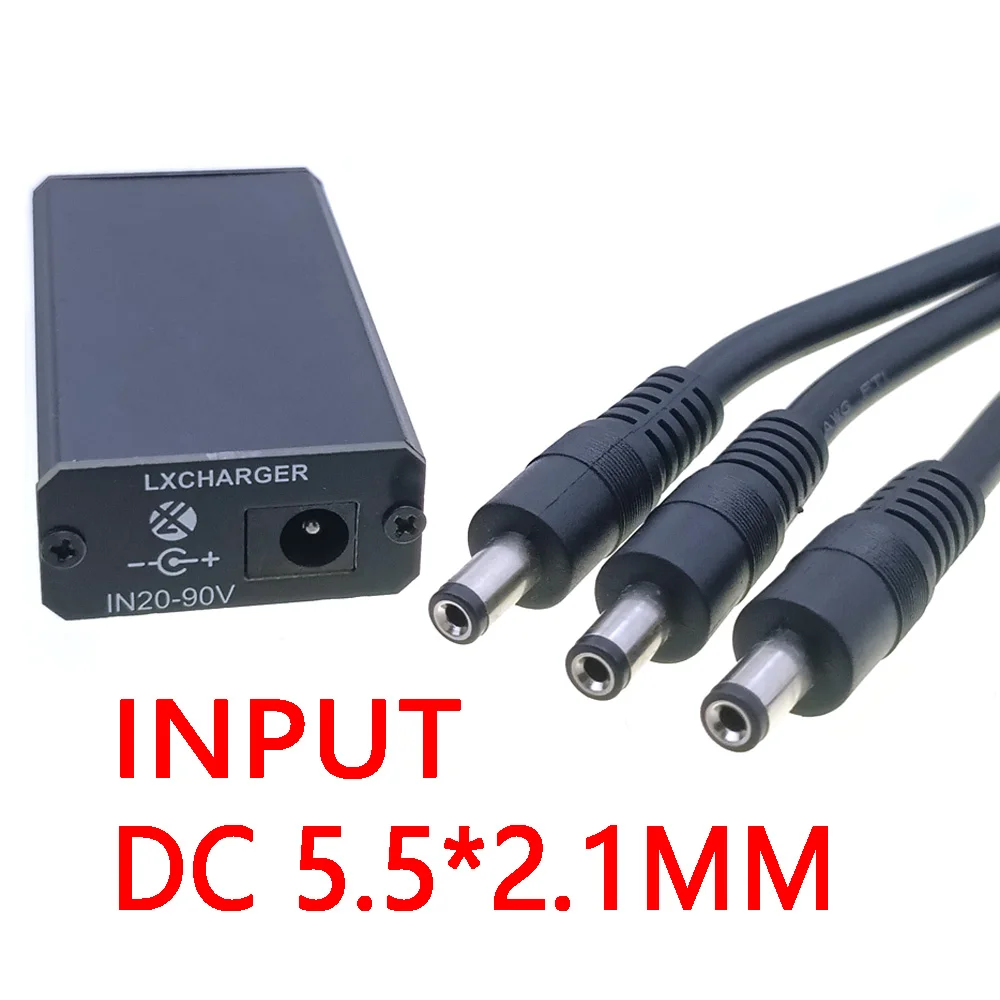 Moduł obniżający napięcie XT60 XT90 EC5 do 5V DC20-90V, adapter szybkiego ładowania telefonów komórkowych PD65W PD/QC3.0 QC2.0 z podwójnym USB i Type-C — zdjęcie 4