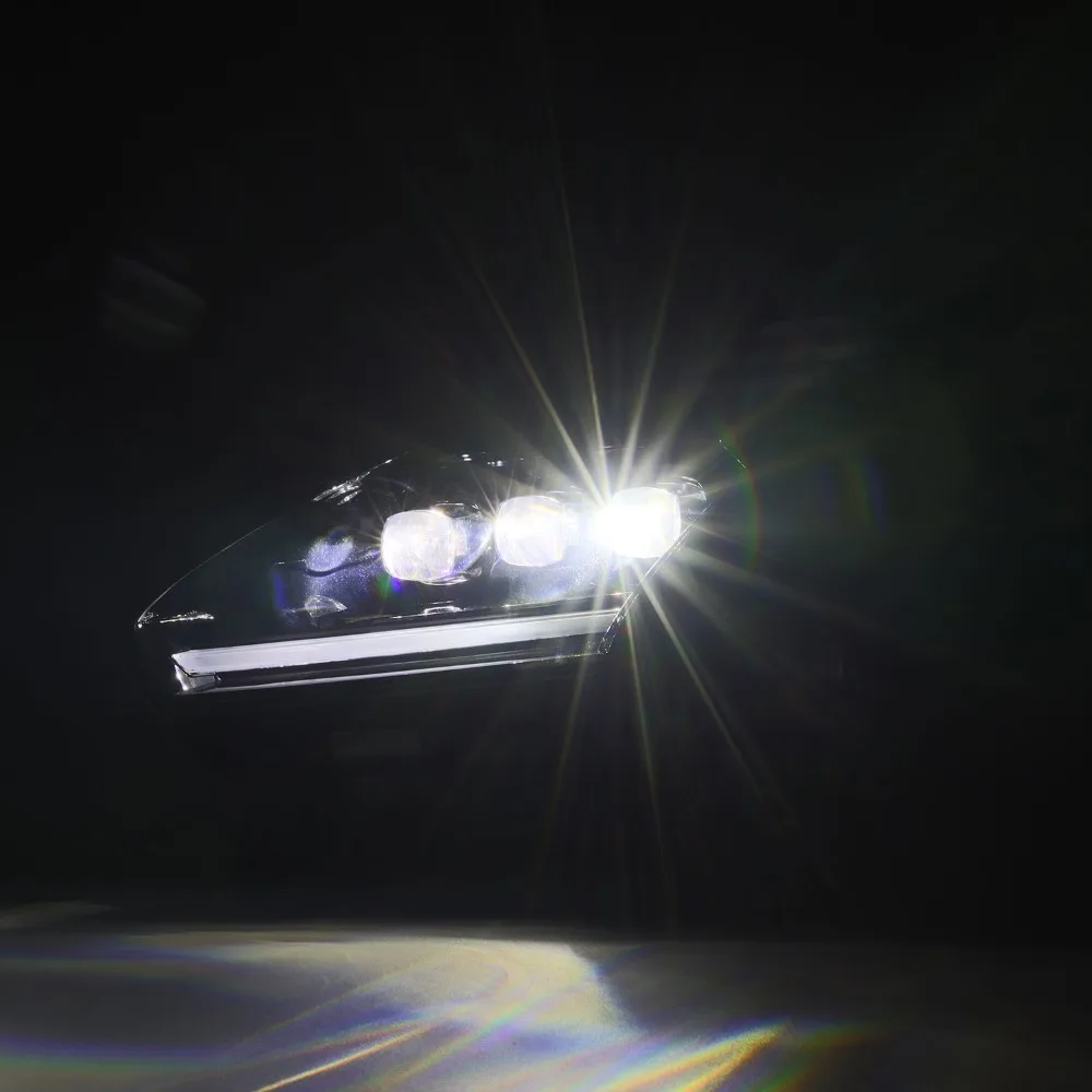 For 2009-2025 Nissan GT-R NOVA-Series LED Projector Headlights Alpha-Black