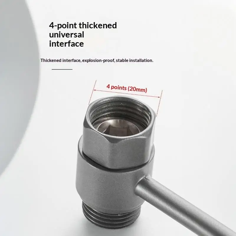 Handbrausehalter 360 ° Drehbare, bohrfreie Halterung, universell für Badezimmer-Toilettensprüher – Detail 11