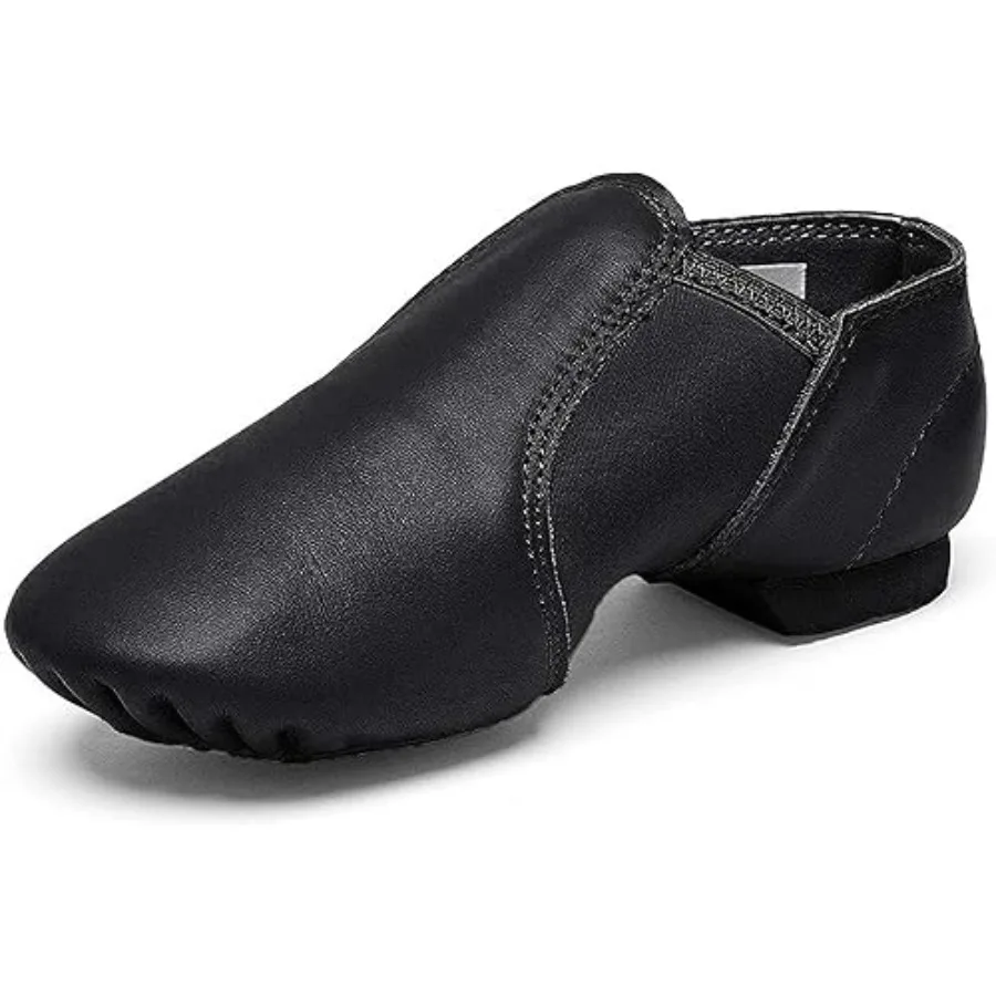 

Jazz Shoes for Girls Boys Leather Unisex Slip-On Dance Shoes Toddler/Little Kid/Big Kid