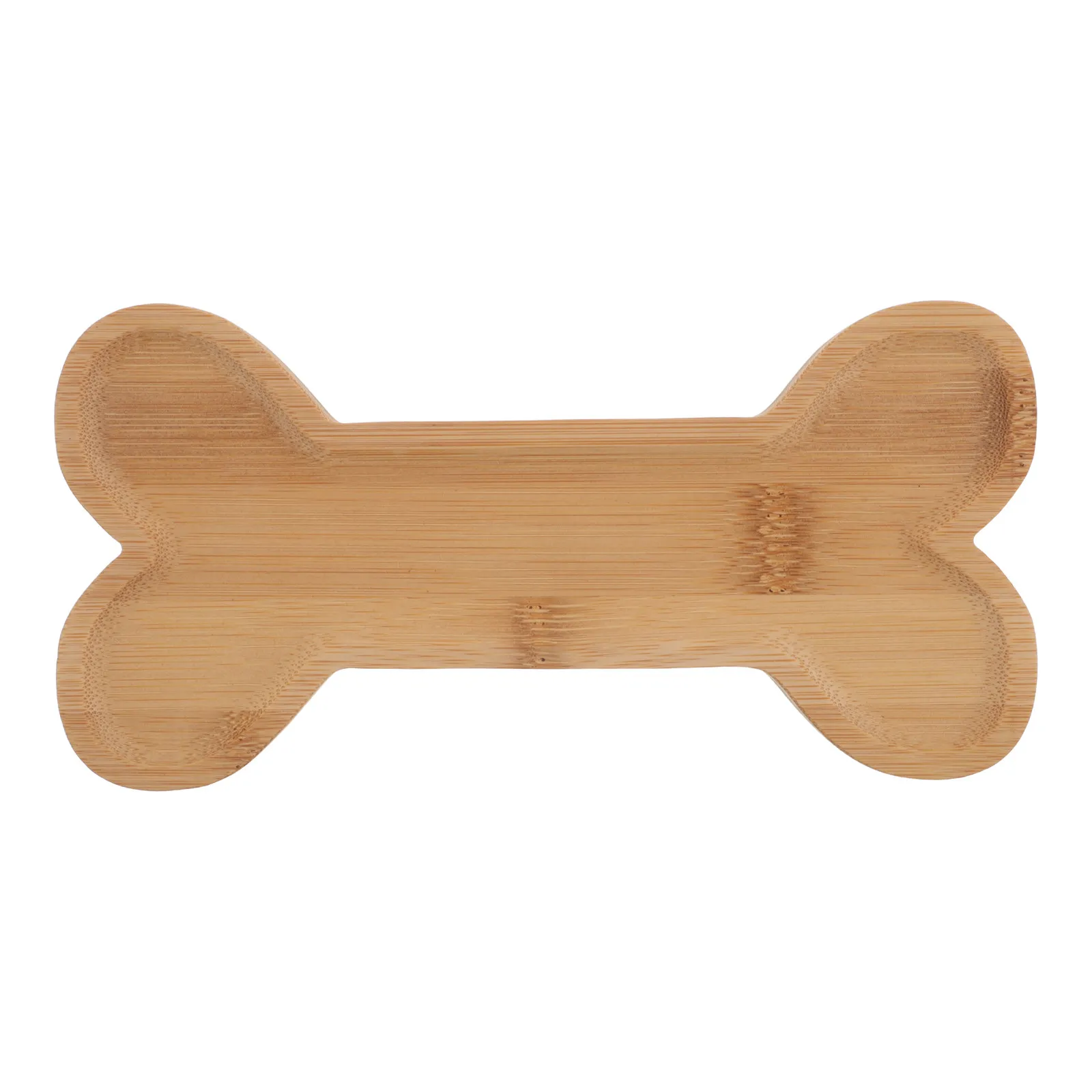 Bone Shaped Wood Tray Premium Wooden Snack Cookie Platter for Dog Themed Party Food Dinner Serving Cheese Board Animal Themed