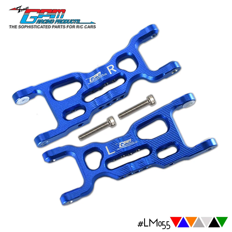 GPM Aluminum Front Lower Arms For LOSI 1/18 Mini-T 2.0 1/16 Mini-B