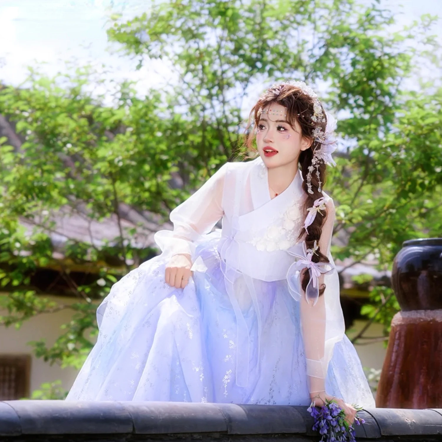 Korean Hanbok Dress Modernized Hanbok Ancient Traditional Costume Women Palace Korea Wedding Clothes Cosplay Halloween Hanbok