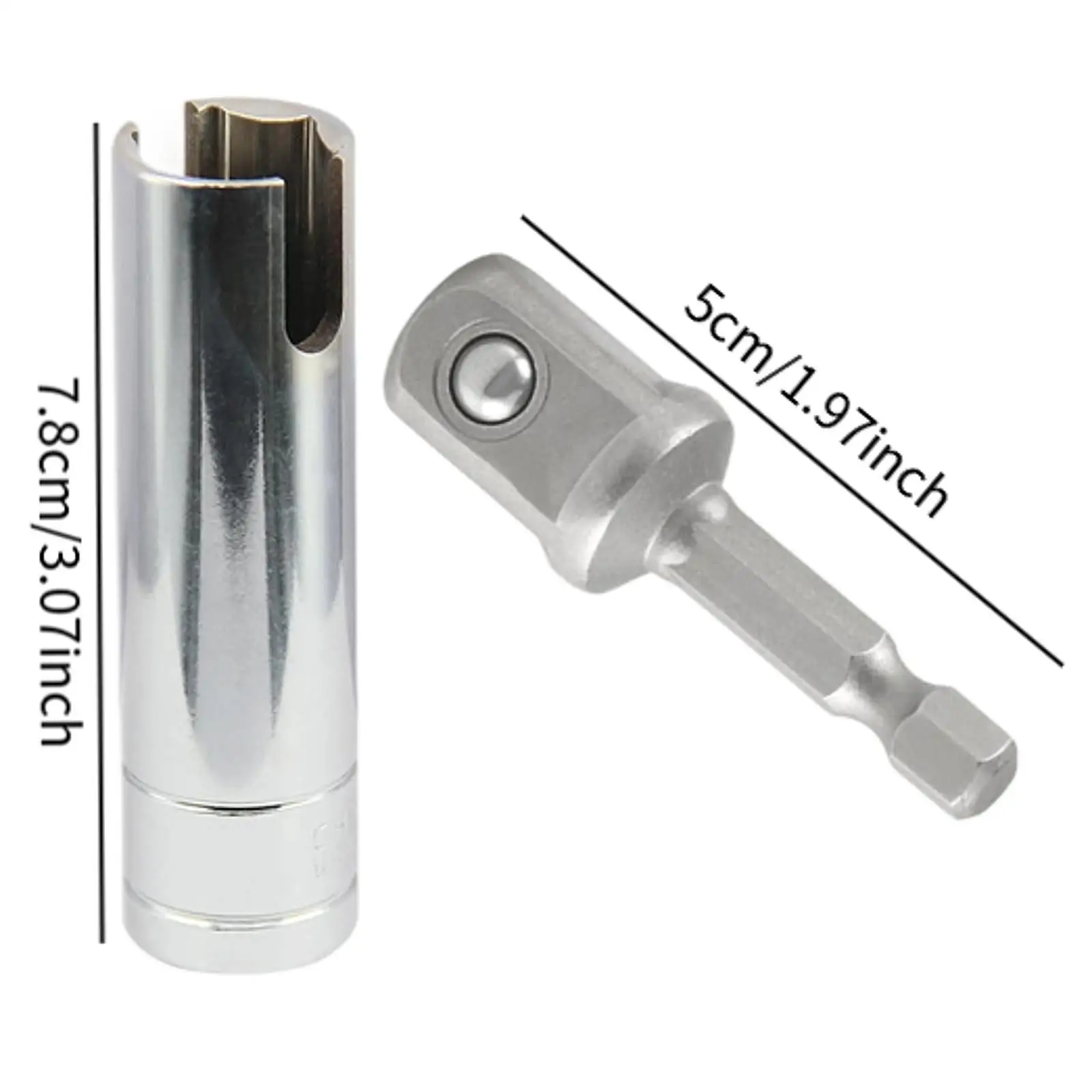 Metal Crank Handle Socket Adapter for Camper Trailer Stabilizer Outdoor Hiking Equipment Part Replacement