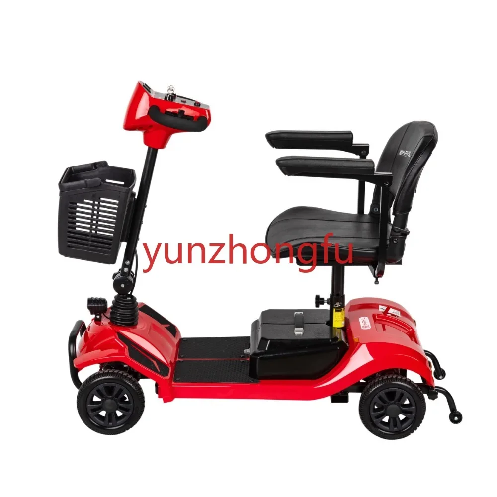 Mobility Scooter Foldable Electric  Scooters Elderly  4 Wheel Disabled Handicap Folding