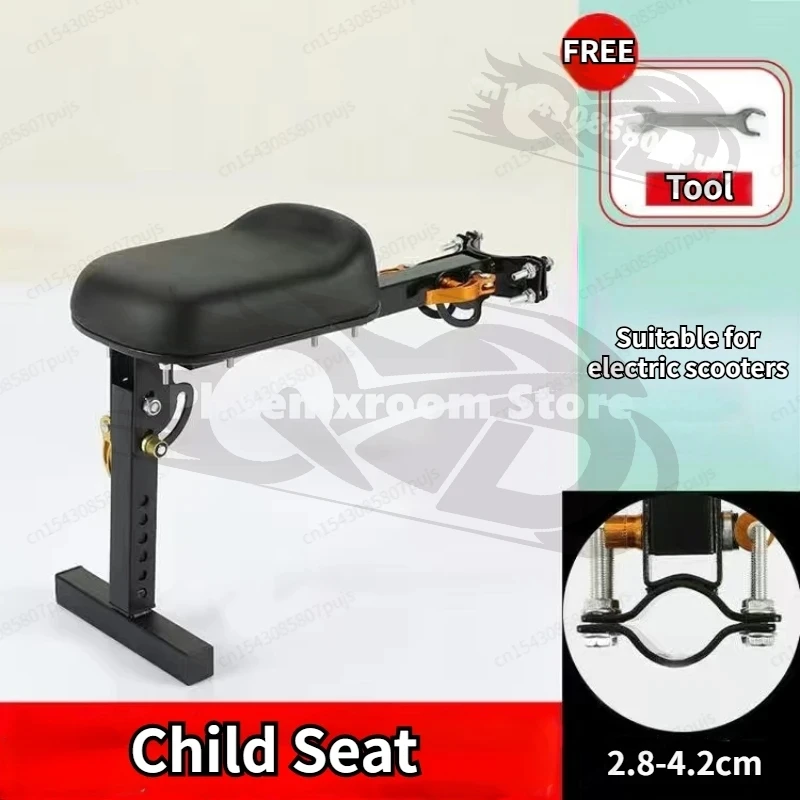 Electric Scooters Front Child Seat Portable Foldable Children Safe Chair for Electric Scooter Accessories
