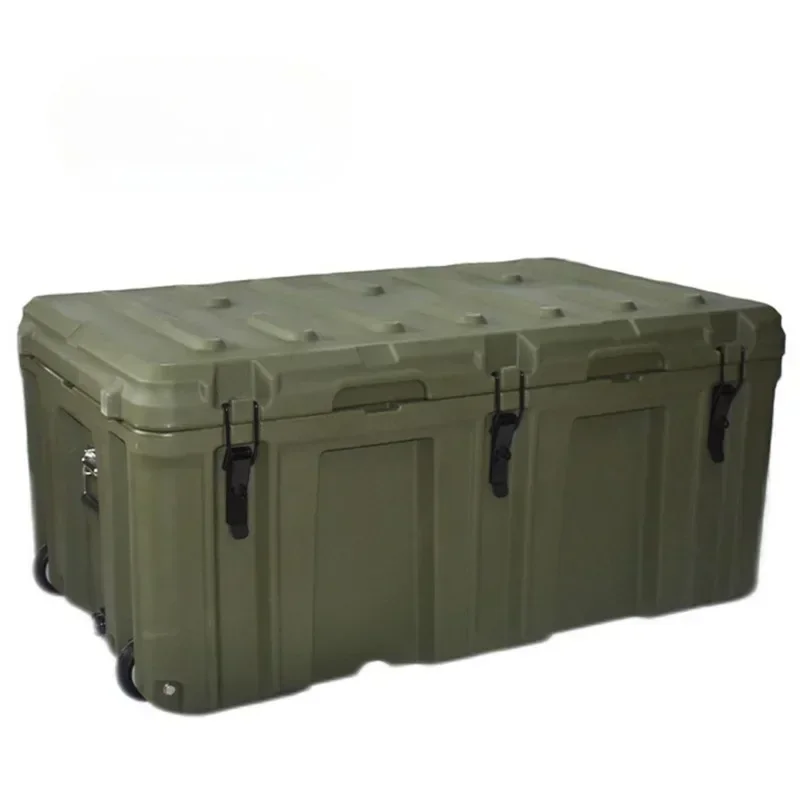 150L Waterproof Tool Case Rotomolded Car Rooftop Vehicle Hard Rugged Cargo Box Tool Box