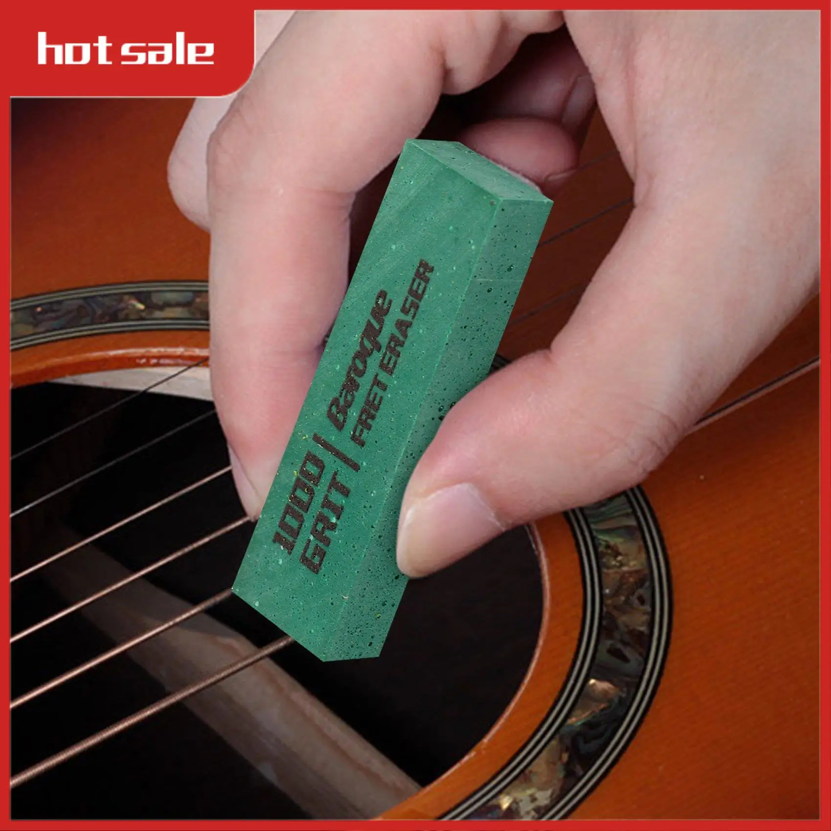 

AC22-3Pcs Guitar Polishing Rubber Erasers Abrasive For Fretwire 180 Grit & 400 Grit &1000 Grit Guitar Maintain Kit