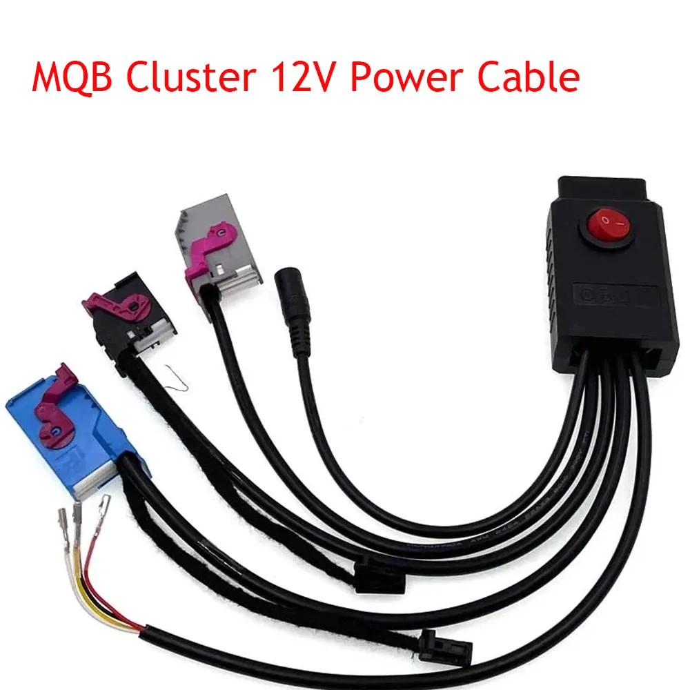 MQB Cluster 12V Power Cable 4th ID48 Key Program Cable 5th Cluster Cable  Instrument Cable fit VVDI2 CGDI MQB NEC35XX Cable MQB4