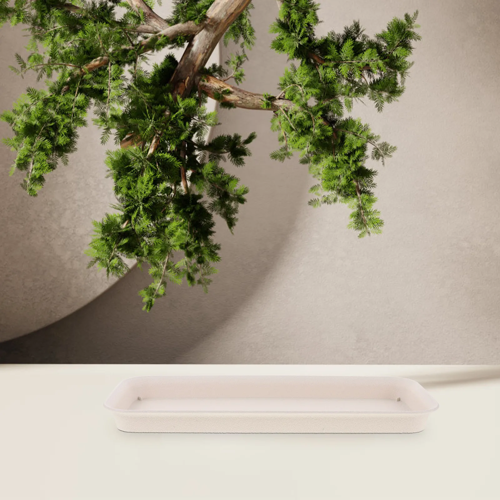 2Pcs Flowerpot Tray Plastic Plant Drainage Saucer Tray Leakproof Base Water Catcher for Potted Plants Plant Saucer