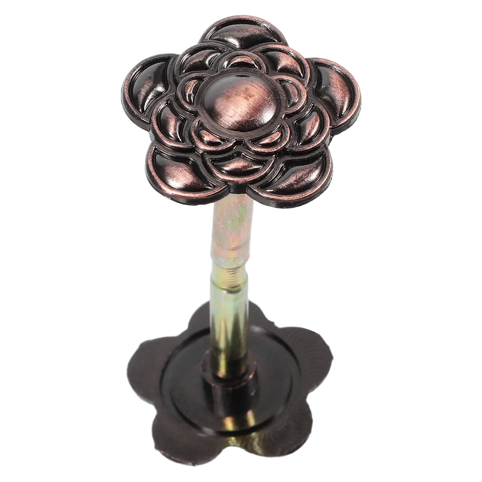 

Lock Hole Plug Flower Shaped Deadbolt Cover Plate Cabinet Filler Door Zinc Alloy