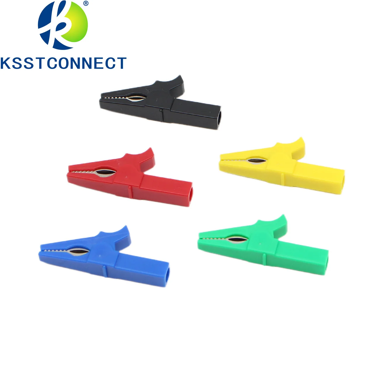 J60037 Insulation Alligator Clips Metal Crocodile Clamp Test Accessories DIY Electrical Tools