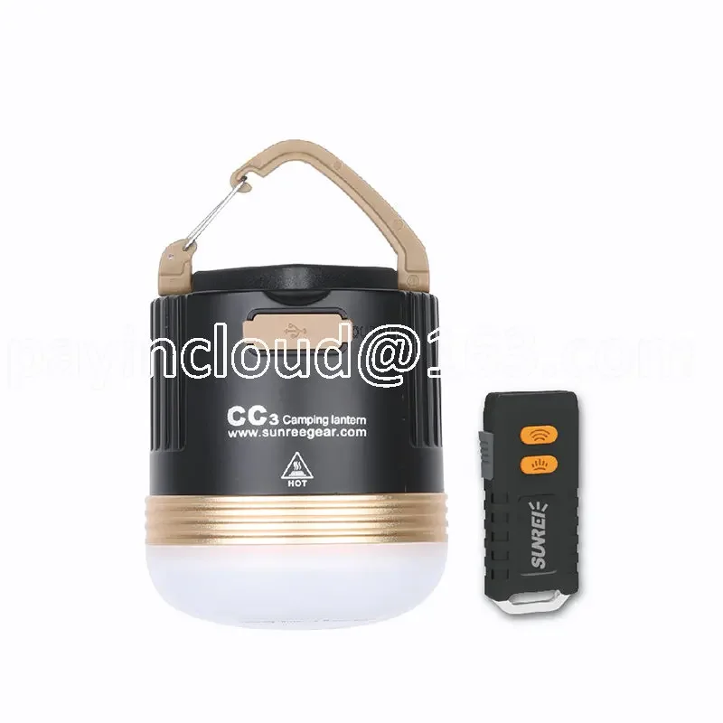 

SUNREI CC3 Rechargeable Outdoors Camp Lamp Emergency Lamp Portable Waterproof Climbing LED Lantern Solar USB 9900mAh Battery