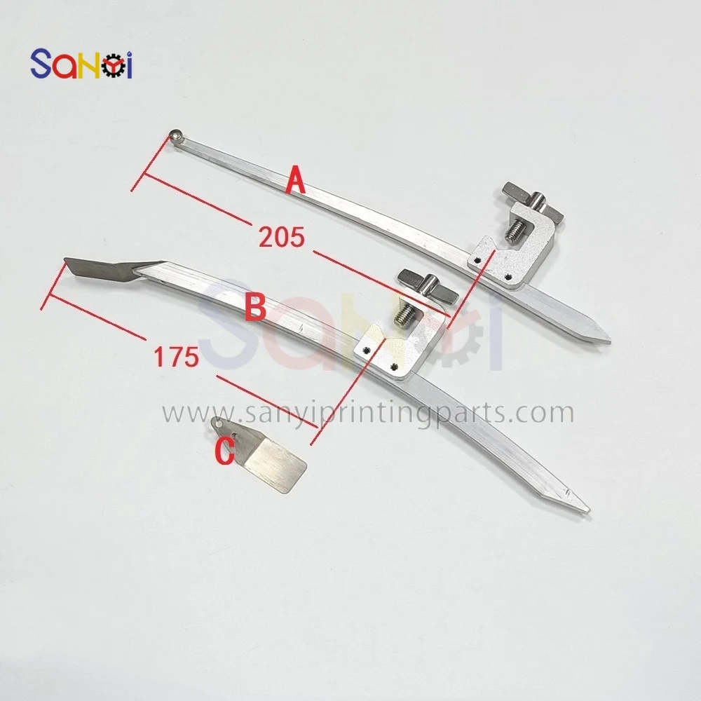 Adecuado para máquina de impresión Heidelberg, prensado de papel, rueda de prensado de papel de retorno frontal GTO52, marco de acero de prensado de papel