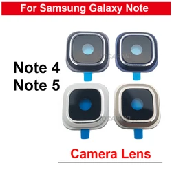 For Samsung Galaxy Note 4 5 Note4 Note5 Rear Back Camera Lens With Frame Replacement Parts