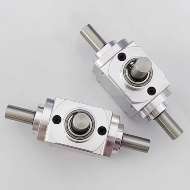 High Precision 1:1 T-Type Cross Commutator 10mm Right Angle Drive Bevel Gearbox 90 Degree Steering Gear Box