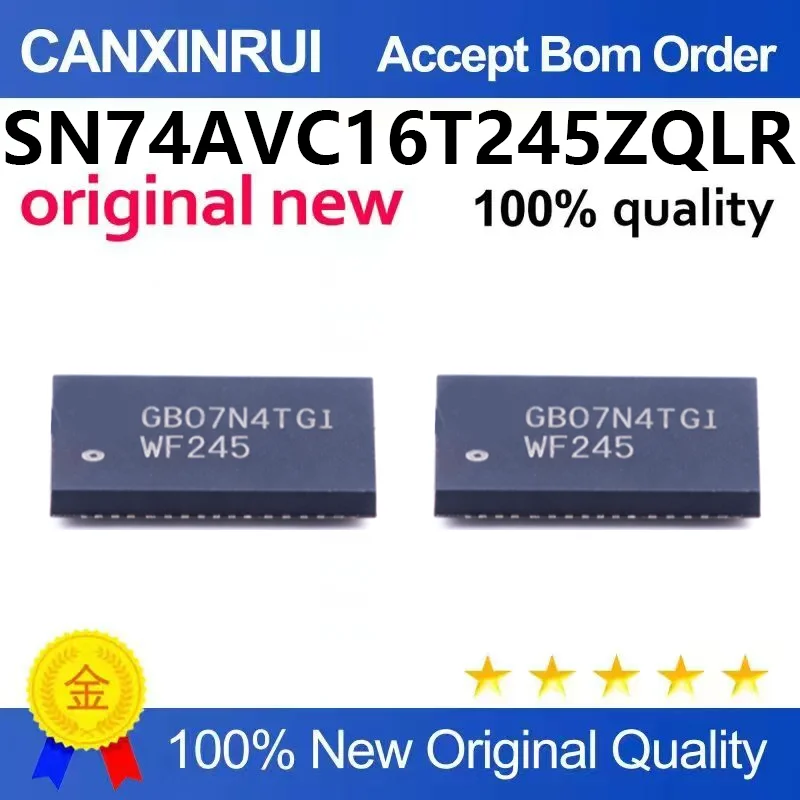 （5pcs-100pcs)New original SN74AVC16T245ZQLR TI BGA56 transceiver