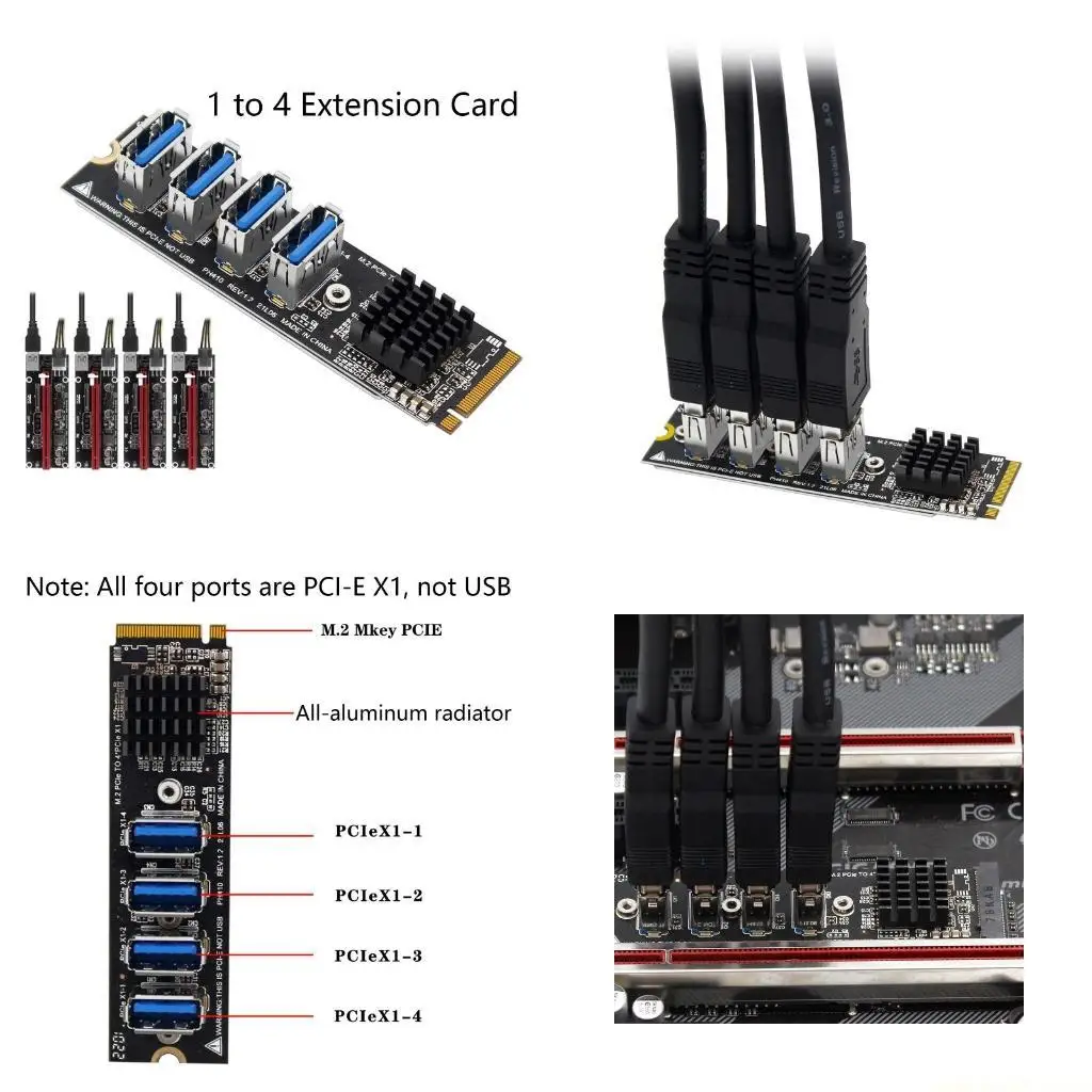 for M.2 for M for Key SSD to PCI-E Expansion Card for w/ for M for Key Interf