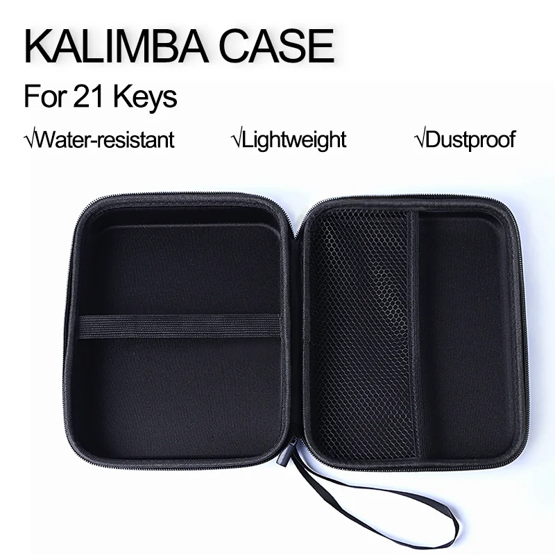 21-Keys Kalimba Case Thumb Pia - Musical Instrument Balalaika 评论和价格