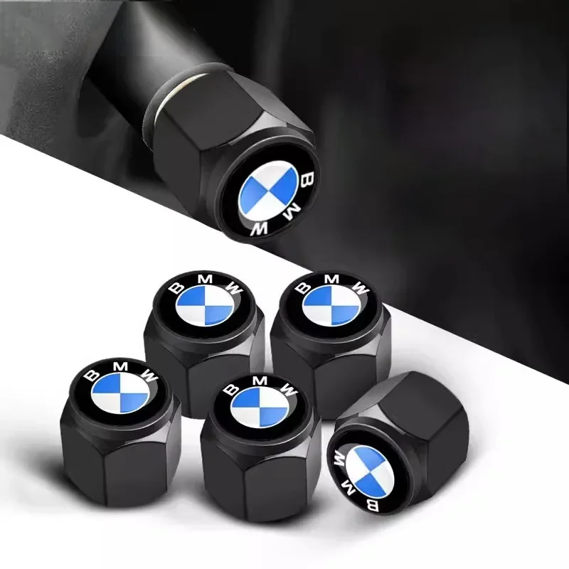 5pcs Car Wheel Tire Valve Caps Tyre Rim Stem Covers Airdust for Bmw Performance E46 E90 E60 F10 F30 E39 E36 E87 G30 E92 M