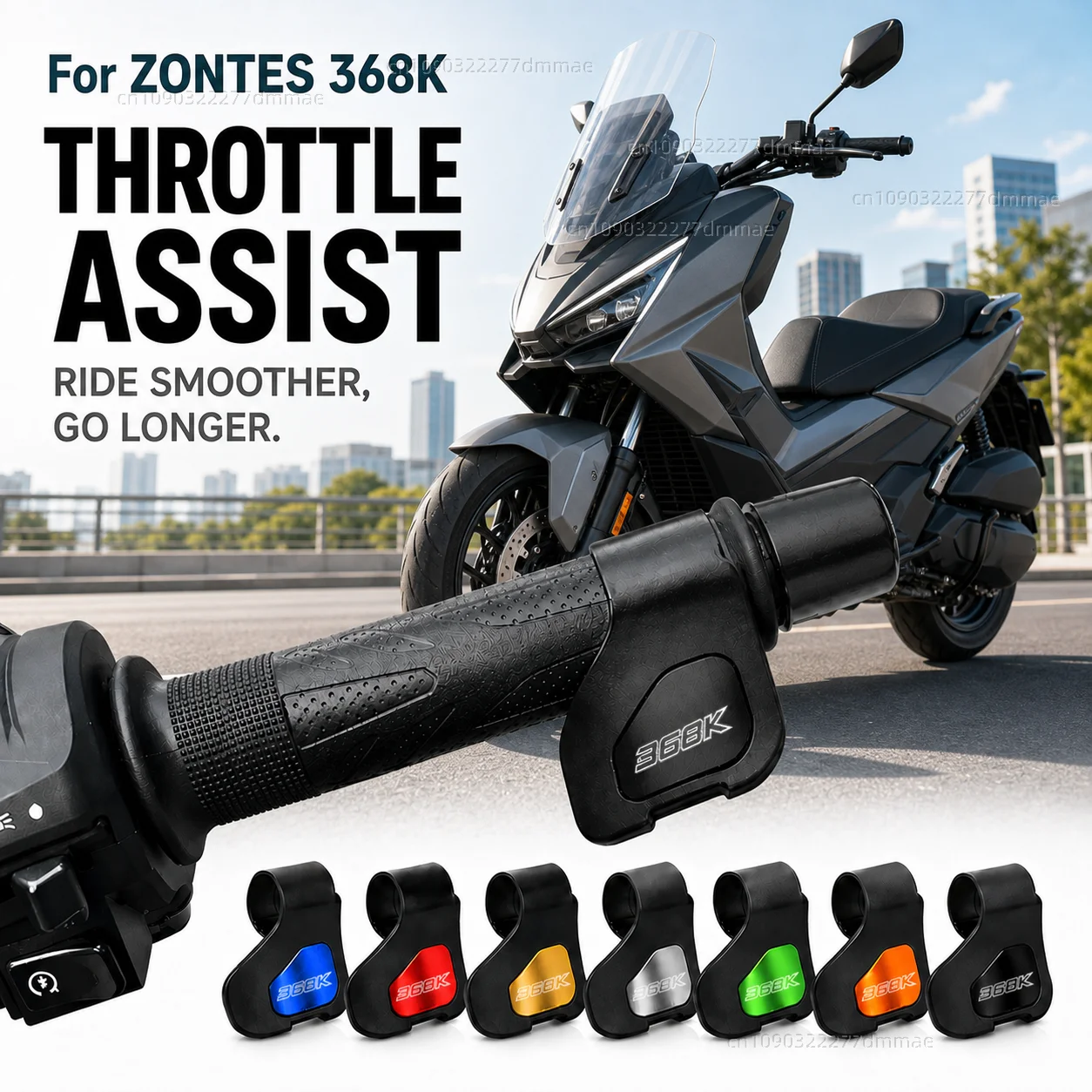 

For ZONTES 368G 368K 368E 368 K E G 400G 368 G Motorcycle Throttle Assistant Clip Labor Saver Acceleration Labor-saving CNC New