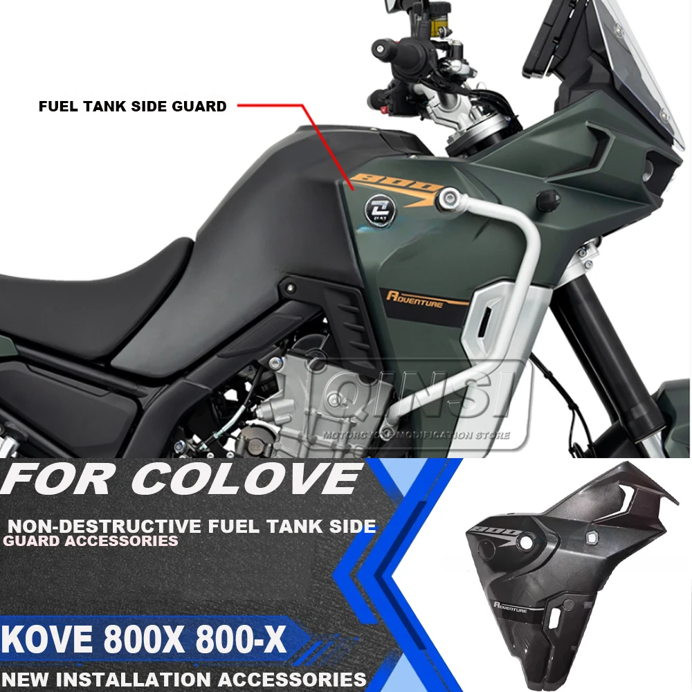 

FOR COLOVE KOVE 800X 800-X Motorcycle Left and Right Fuel Tank Side Guards Original Side Panel Appearance Accessories