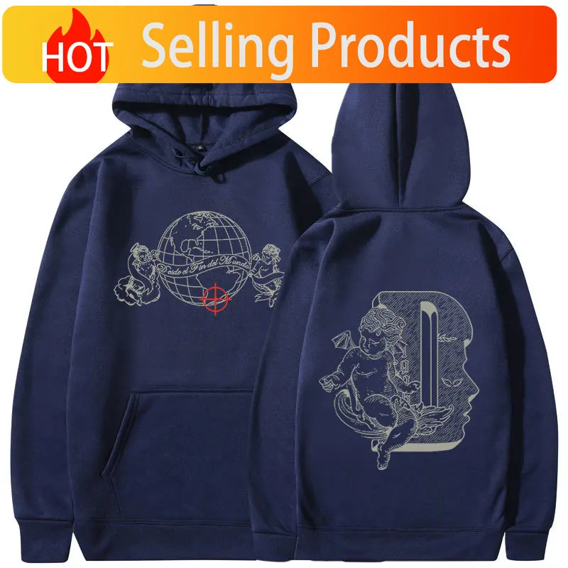 Rapper Duki Merch Hoodies Men's Women Clothing Fashion Hip Hop Oversized Hooded Sweatshirts Casual Fleece Long Sleeve Pullovers