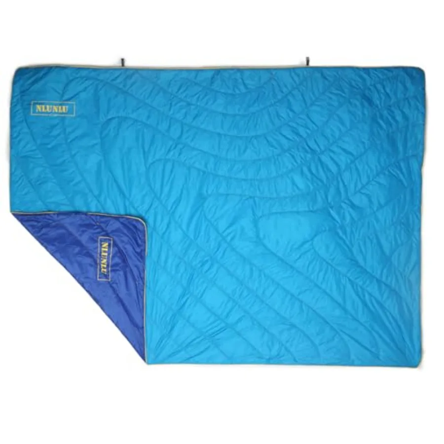 

Packable Multi-Use Camping Blanket 52"×75" Lightweight Wearable Quilt, Machine Washable, Weather and Stain Resistant, Easy-Pack