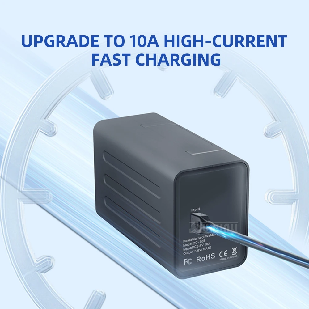 Soldador de ponto portátil 2.4 Polegada puxar soldador de ponto capacitivo digital máquina de solda de metal reparação automática ferramentas de reparo do carro 705